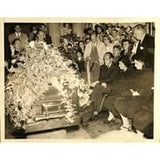 Babe Ruth 7x9 Funeral Original Wire Stamped Photo - Sports Integrity