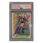 Sterling Sharpe Signed 1991 Pacific #166 Packers Trading Card PSA/DNA Gem MT 10 - Sports Integrity