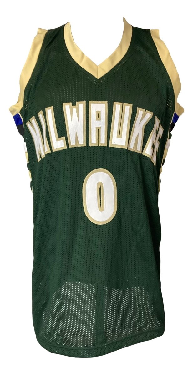 Damian Lillard Milwaukee Signed Green Basketball Jersey JSA - Sports Integrity