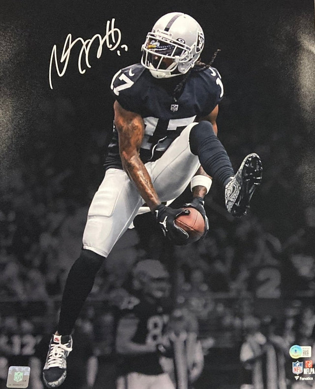 Davante Adams Signed 16x20 Los Vegas Raiders Black Jersey Photo BAS ITP - Sports Integrity