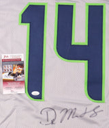 DK Metcalf Seattle Signed Gray Football Jersey JSA