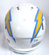 Justin Herbert Signed Chargers F/S Speed Authentic Helmet Beckett W *Black