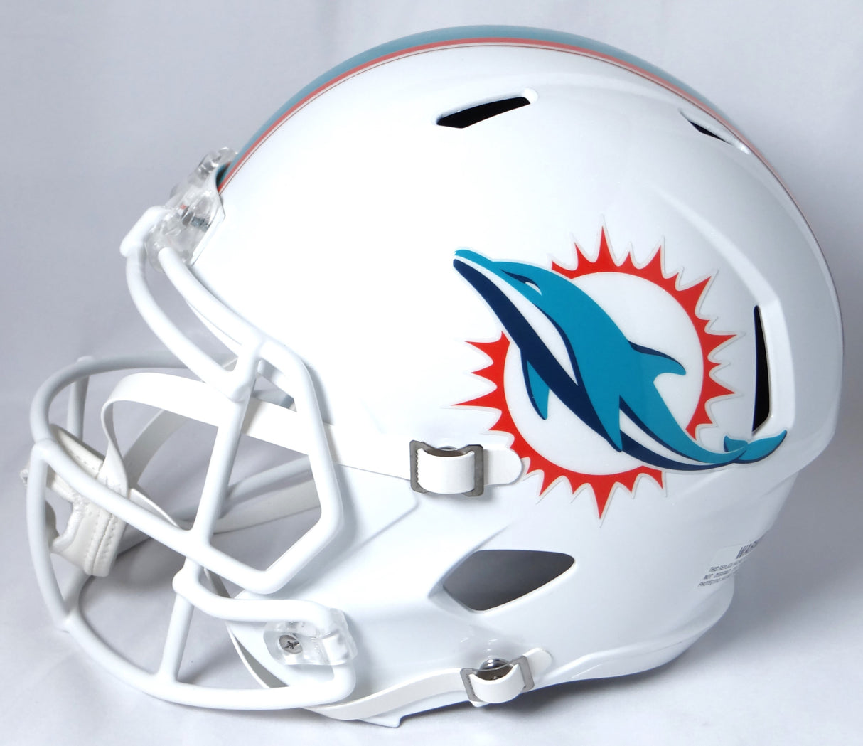 J. Waddle, Tyreek Hill Autographed Dolphins F/S Speed Helmet- Fanatics/ Beckett W Holo *Black