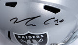 Maxx Crosby Autographed Raiders F/S Speed Helmet-Beckett W Holo *Black