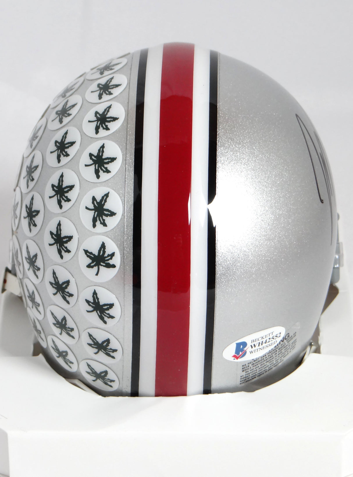 Joey Bosa Autographed Ohio State Buckeyes Mini Helmet- Beckett W *Black