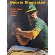 Jim Catfish Hunter Signed Athletics Sports Illustrated Magazine Cover BAS - Sports Integrity