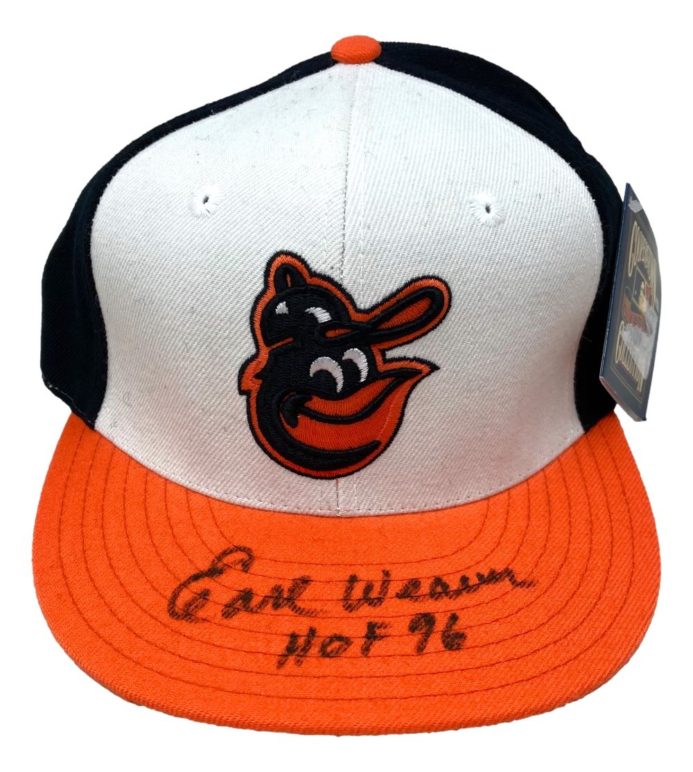 Earl Weaver Signed Baltimore Orioles M&N Cooperstown Collection Hat HOF 96 BAS - Sports Integrity