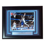 Ja Morant Signed Framed 8x10 Grizzlies vs Minnesota Timberwolves Photo BAS