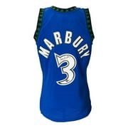 Stephon Marbury Signed Timberwolves 1996/97 M&N HWC Swingman Jersey BAS ITP - Sports Integrity