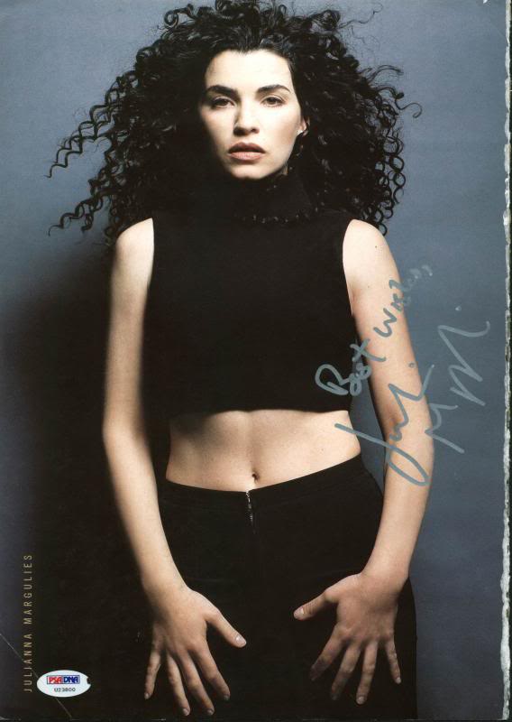 Julianna Margulies Authentic Signed 9.5X13.5 Magazine Page Photo PSA/DNA #U23800