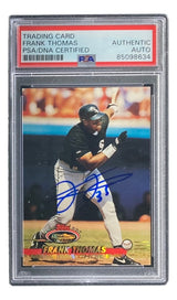 Frank Thomas Signed 1993 Topps #746 Chicago White Sox Trading Card PSA/DNA - Sports Integrity