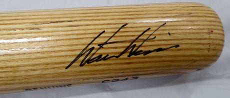 Walt Weiss Autographed 1990 Game Issued Louisville Slugger Bat Oakland A's Beckett BAS QR #BF24934