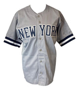 Gary Sheffield New York Signed Gray Baseball Jersey Sports Integrity - Sports Integrity