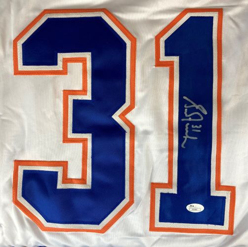 Grant Fuhr Edmonton Signed White Hockey Jersey JSA - Sports Integrity