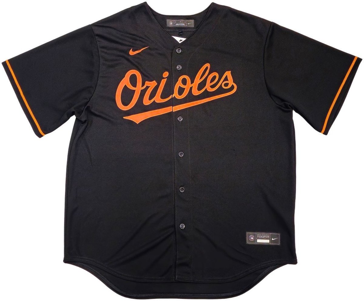 Gunnar Henderson Signed Baltimore Orioles Black Nike Replica Jersey BAS ITP - Sports Integrity