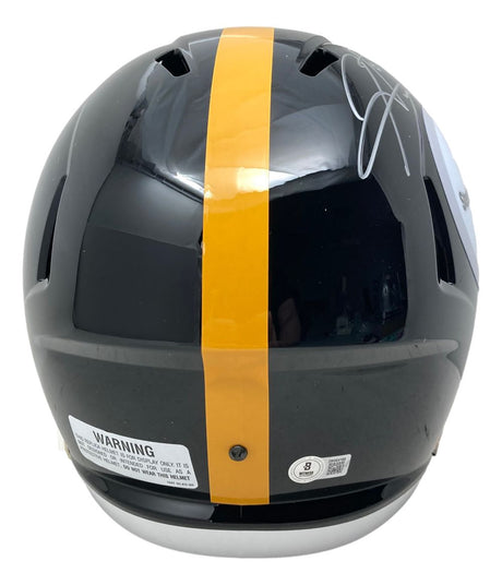 Hines Ward Signed Steelers Full Size Replica Speed Helmet Steeler Nation BAS - Sports Integrity