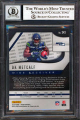 Seahawks DK Metcalf Signed 2019 Panini Prizm #343 RC Auto 10! BAS Slabbed