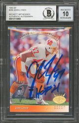 Buccaneers John Lynch HOF 21 Signed 1993 SP #259 Rookie Card Auto 10 BAS Slabbed