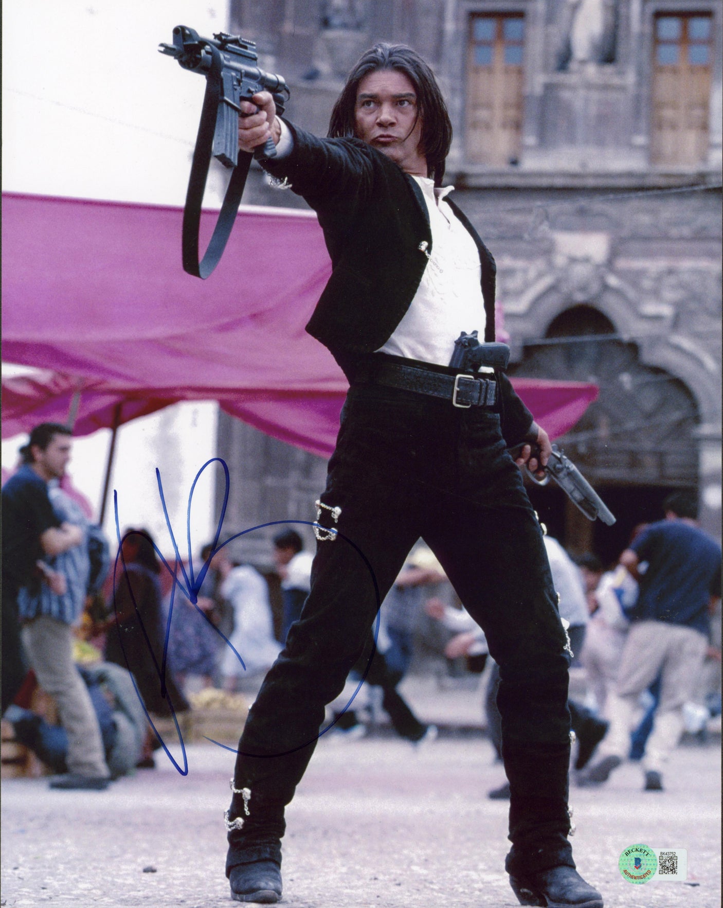 Antonio Banderas Desperado Authentic Signed 11x14 Photo Autographed BAS #BK43752