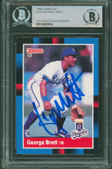 Royals George Brett Authentic Signed 1988 Donruss #102 Card BAS Slabbed