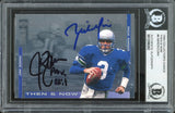 Seahawks Rick Mirer Jim Zorn Signed 1994 UD Collector's Choice #6 Card BAS Slab