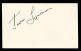 Jack Lemmon The Apartment Authentic Signed 3x5 Index Card BAS #BL98516