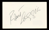 Robert Loggia Big Authentic Signed 3x5 Index Card Autographed BAS #BL96582