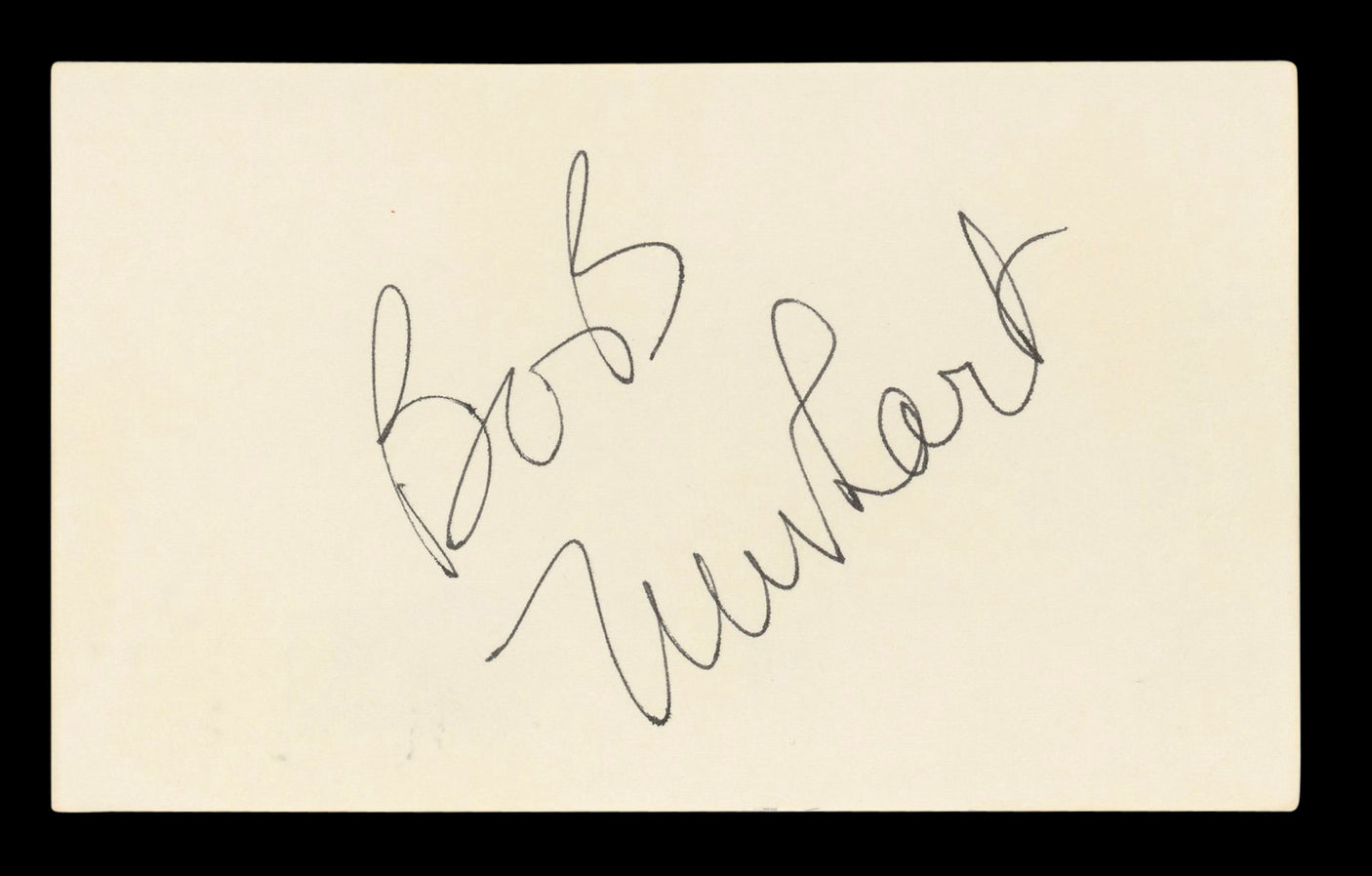 Bob Newhart The Big Bang Theory Authentic Signed 3x5 Index Card BAS #BL96468