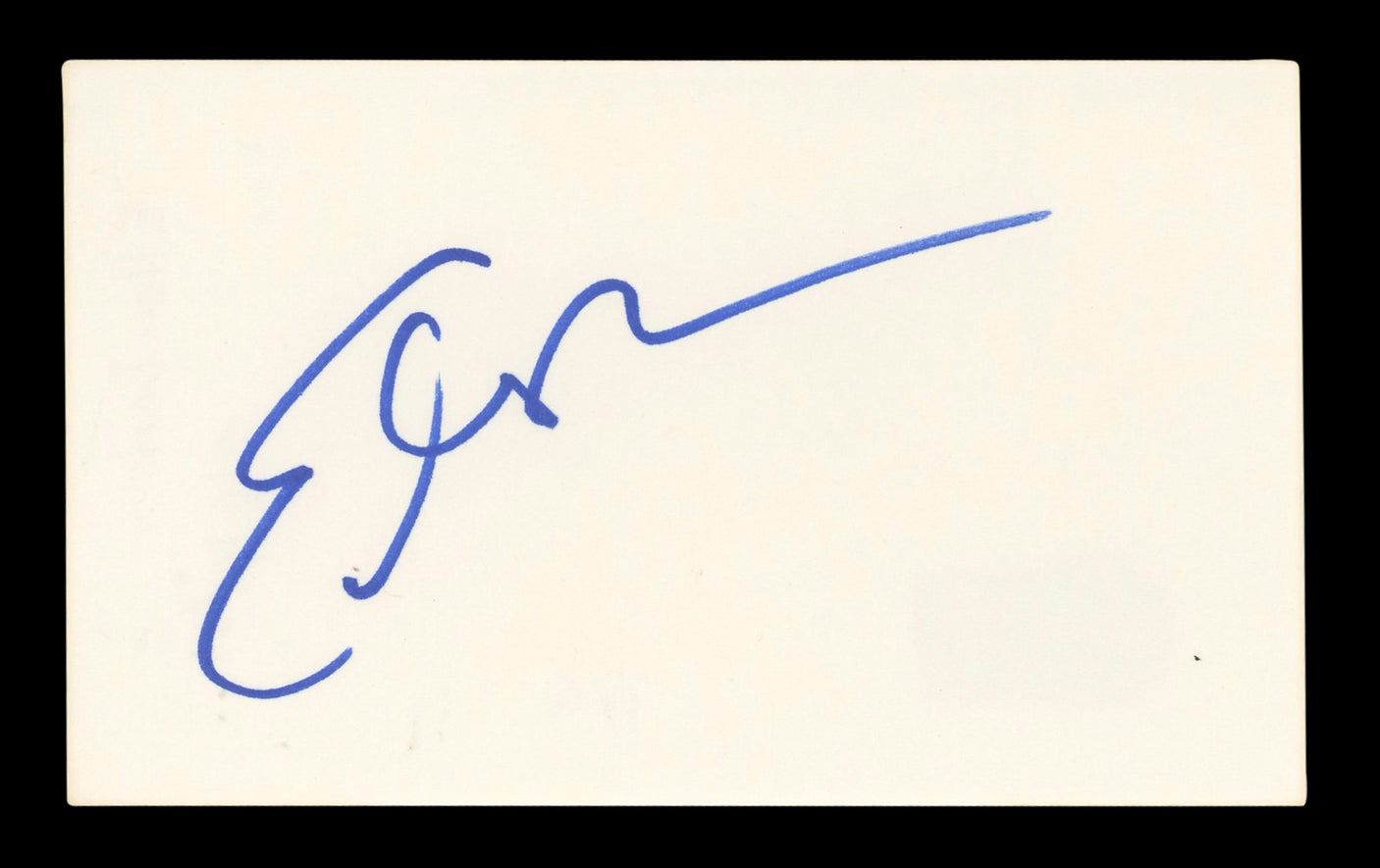 Ellen Barkin Sea of Love Authentic Signed 3x5 Index Card BAS #BL96481