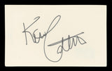 Kim Cattrall Sex And The City Authentic Signed 3x5 Index Card BAS #BL96674