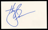 Hugh Panaro Martin Guerre Authentic Signed 3x5 Index Card BAS #BL98850