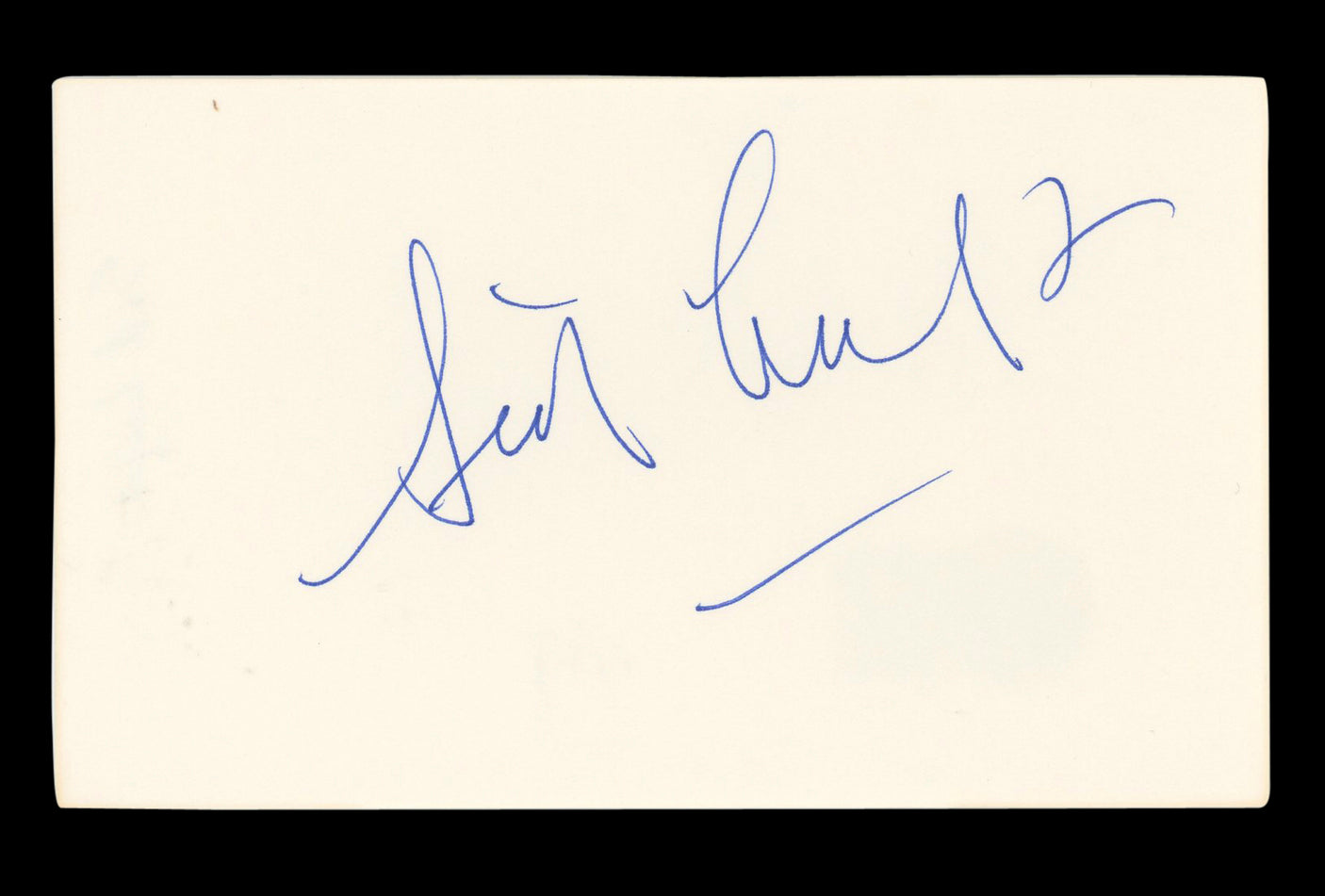 Sidney Luft A Star is Born Authentic Signed 3x5 Index Card BAS #BL96937