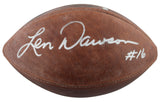 Chiefs Len Dawson Authentic Signed Official "The Duke" Nfl Football BAS #BQ98530