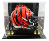 Bengals Joseph Ossai Authentic Signed Speed Mini Helmet W/ Case BAS Witnessed