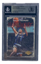 Penny Hardaway Signed Slabbed Orlando Magic 1994 - 95 SkyBox Premium #RR18 BAS - Sports Integrity