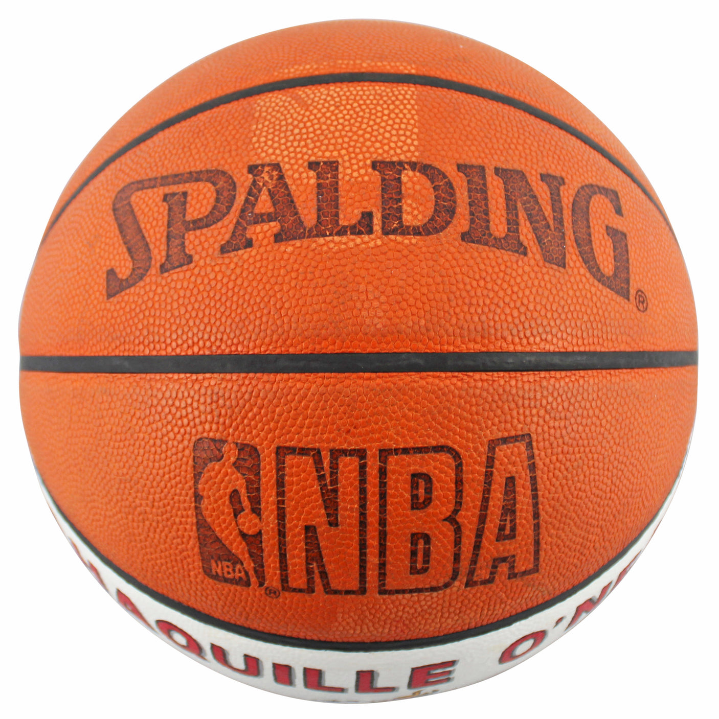 Shaquille O'Neal Game Used 10,000th Career Rebound Spalding NBA Game Basketball