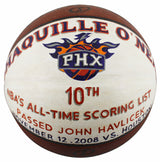 Shaquille O'Neal Game Used Basketball Reaching 10th On NBA Career Scoring List