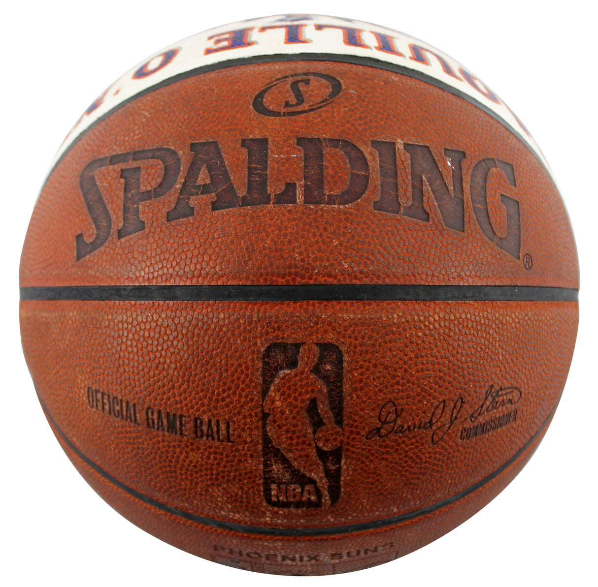 Shaquille O'Neal Game Used Basketball Reaching 10th On NBA Career Scoring List