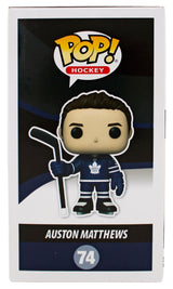 Maple Leafs Auston Matthews Signed #74 Funko Pop Vinyl Figure BAS & Fan