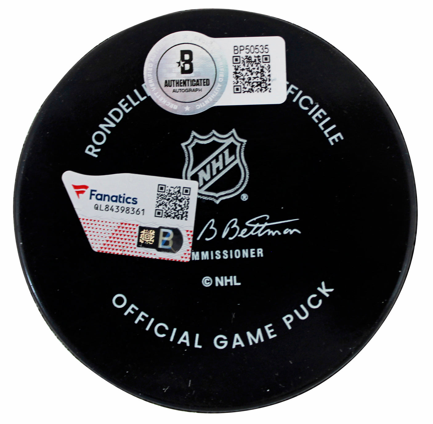 Maple Leafs Auston Matthews "22 Hart" Signed Official Game Hockey Puck BAS & Fan