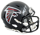 Falcons Michael Vick Authentic Signed 03-19 TB Speed Mini Helmet BAS Witnessed