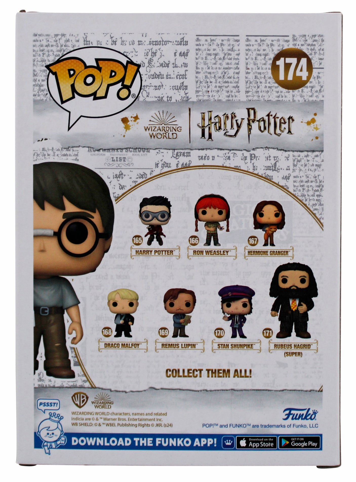 Daniel Radcliffe Harry Potter Authentic Signed #174 Funko Pop Vinyl Figure BAS