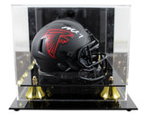 Falcons Michael Vick Signed Eclipse Speed Mini Helmet w/ Case BAS Witnessed