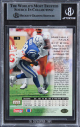 Colts Marshall Faulk Authentic Signed 1994 SP #3 Card Autographed BAS Slabbed