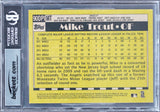 Angels Mike Trout Signed 2015 Topps Archives 5x7 '90 Topps DP #1 Card BAS Slab