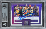 Lakers Shaquille O'Neal Signed 2017 Panini Status Factions #30 Card BAS Slabbed