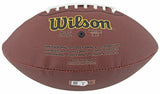 Patriots Christian Gonzalez Signed Wilson Super Grip Nfl Football BAS Witnessed