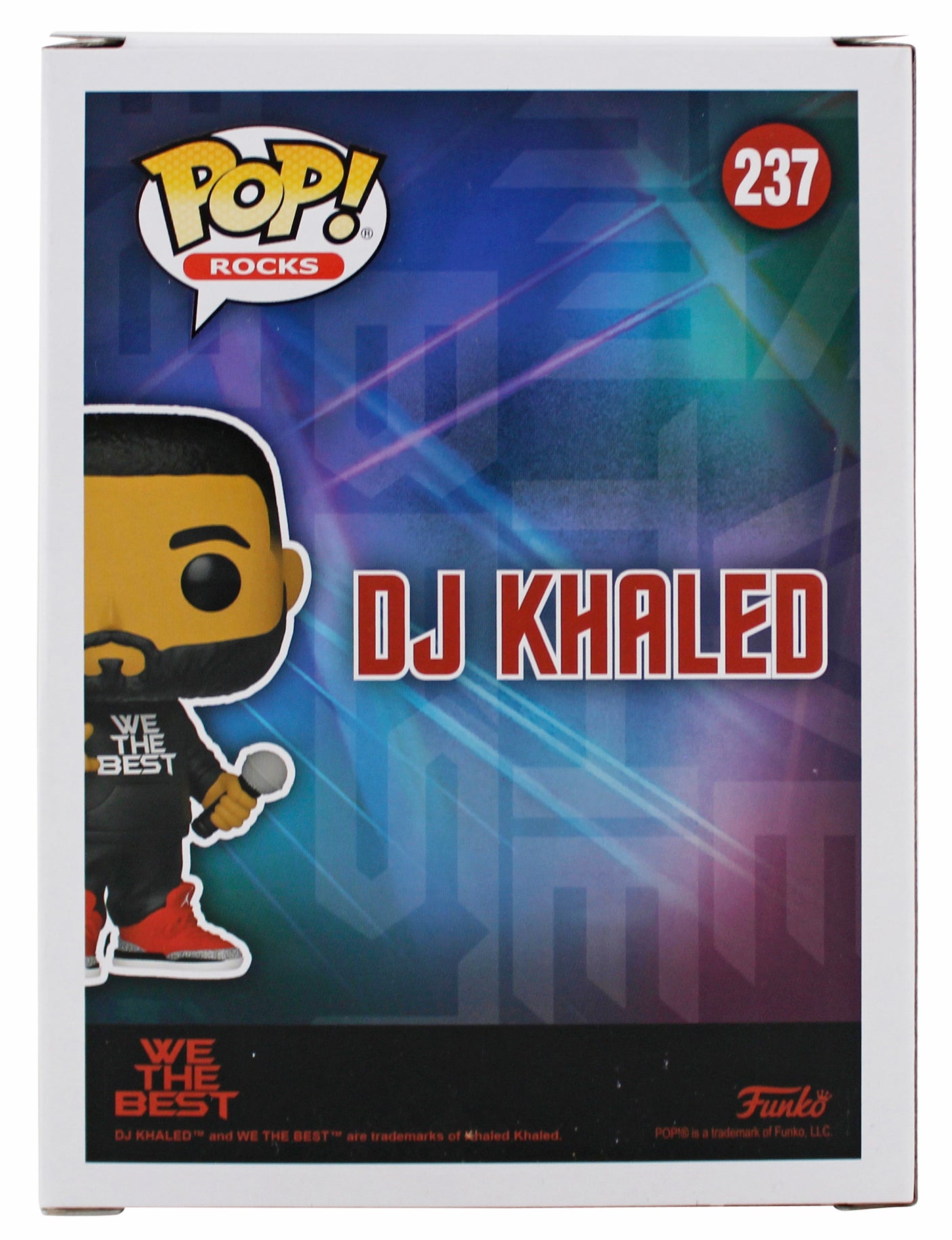 DJ Khaled Authentic Signed Pop Rocks #237 Funko Pop Vinyl Figure w/ Blue Sig BAS