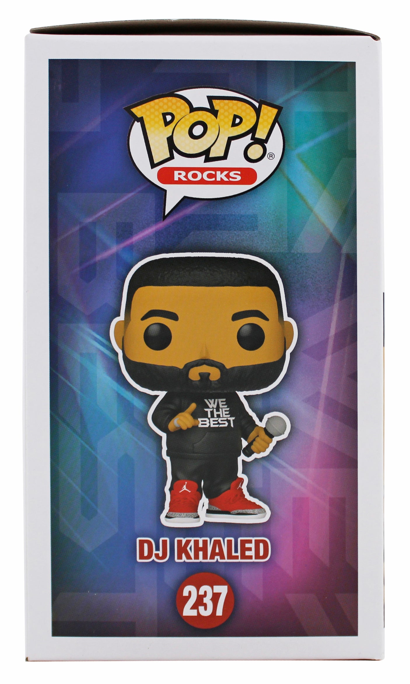 DJ Khaled Authentic Signed Pop Rocks #237 Funko Pop Vinyl Figure w/ Blue Sig BAS