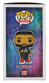 DJ Khaled Authentic Signed Pop Rocks #237 Funko Pop Vinyl Figure w/ Blue Sig BAS